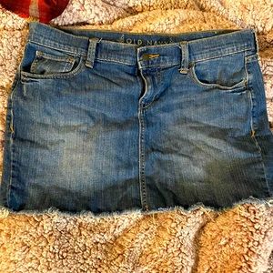 Denim Mini Skirt